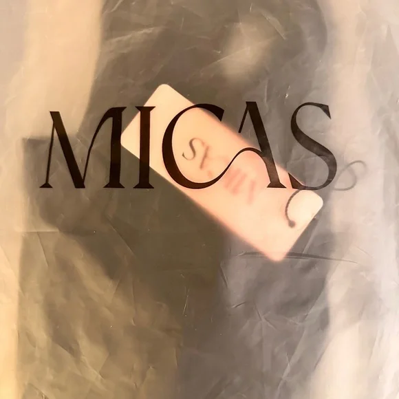 Micas Black Ribbed Bodysuit - SEE MEASUREMENTS - Picture 11 of 11